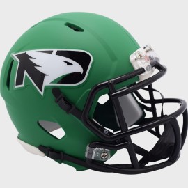 North Dakota Fighting Sioux 2021 Flat Green Revolution Speed Mini Football Helmet