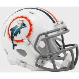Dolphins 1972 Throwback Revolution Speed Mini Football Helmet