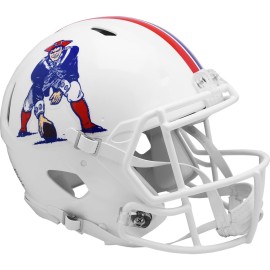 Patriots 1982 to 1989 Throwback Revolution Speed Mini Football Helmet