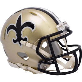 Saints 1976 to 1999 Throwback Revolution Speed Mini Football Helmet