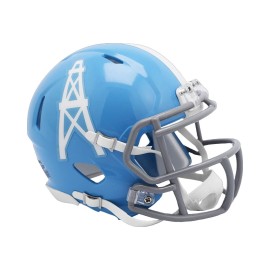 Oilers 1960 to 1962 Throwback Revolution Speed Mini Football Helmet