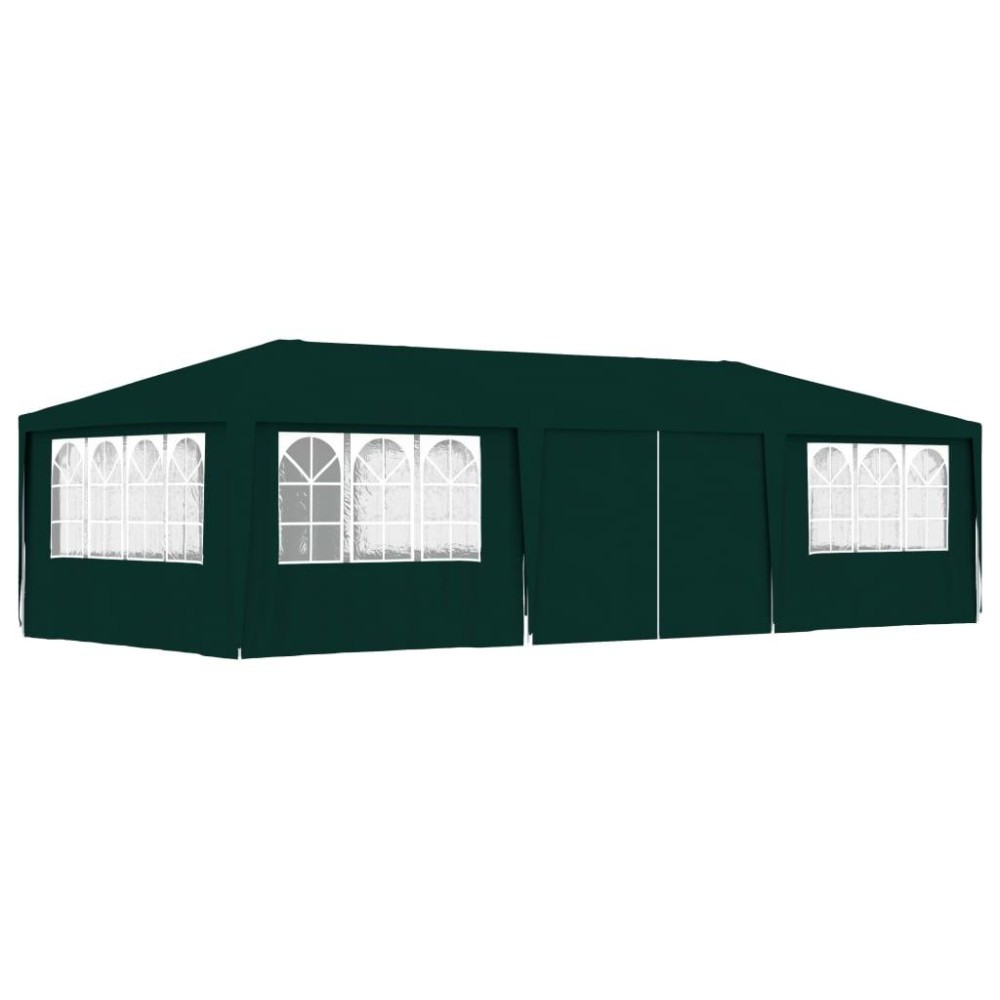 vidaXL Professional Party Tent with Side Walls 13.1'x29.5' Green 0.3 oz/ft
