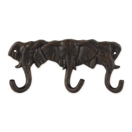 Accent Plus Triple Elephant Wall Hook