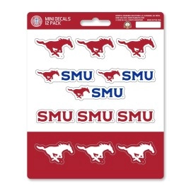 Southern Methodist University Mustangs 12 Count Mini Decal Sticker Pack