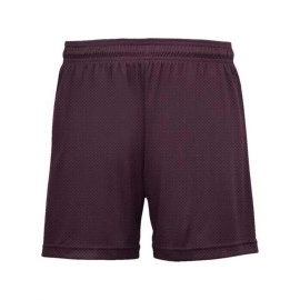 C2 Sport Women's Mesh Shorts - Maroon, S