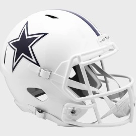 Dallas Cowboys Helmet Riddell Replica Full Size Speed Style On-Field Alternate