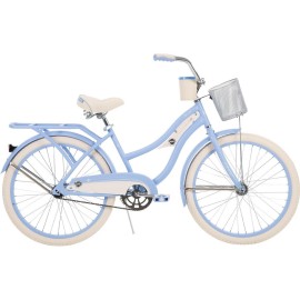 Huffy 24610 24 in. Deluxe Womens Cruiser Bike Blue - One Size