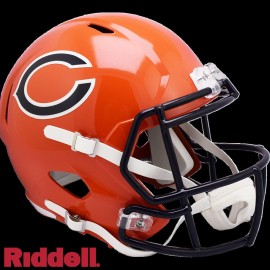 Chicago Bears Helmet Riddell Replica Full Size Speed Style On-Field Alternate