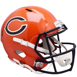 Chicago Bears Helmet Riddell Replica Full Size Speed Style On-Field Alternate