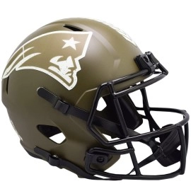 New England Patriots Helmet Riddell Replica Full Size Speed Style Salute To Service