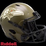 Baltimore Ravens Helmet Riddell Replica Full Size Speed Style Salute To Service