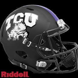 TCU Horned Frogs Helmet Riddell Replica Full Size Speed Style