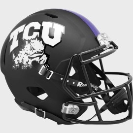 TCU Horned Frogs Helmet Riddell Replica Full Size Speed Style