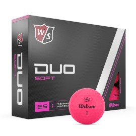 Wilson Staff Duo Soft Golf Balls 12 Pack Pink