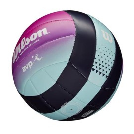 Wilson Avp Oasis Volleyball Bluepurple 18Panel Construction Butyl Rubber Bladder Faux Leather