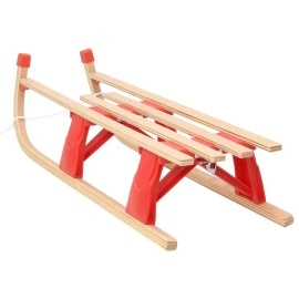 vidaXL Folding Sledge Wood 43.3