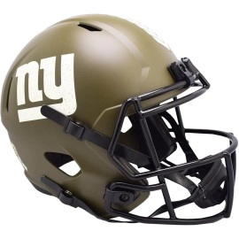 New York Giants Helmet Riddell Replica Full Size Speed Style Salute To Service