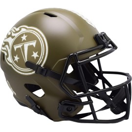 Tennessee Titans Helmet Riddell Replica Full Size Speed Style Salute To Service