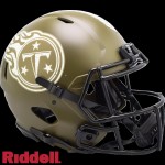 Tennessee Titans Helmet Riddell Authentic Full Size Speed Style Salute To Service