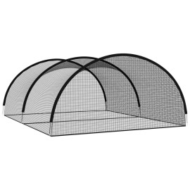 vidaXL Baseball Batting Cage Net Black 500x400x250 cm Polyester