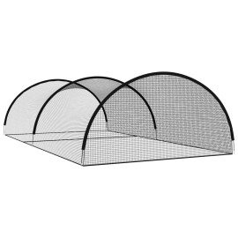 vidaXL Baseball Batting Cage Net Black 900x400x250 cm Polyester