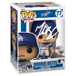 Mookie Betts 77 Facsimile Signed Reprint Laser Autographed Funko Pop Baseball Mlb Los Angeles Dodgers Figurine With Protector