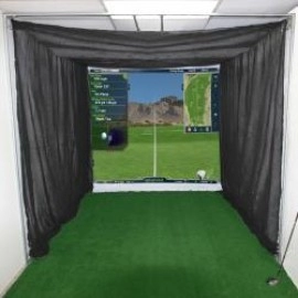 Cimarron 10x10x10 Masters Simulator Golf Net with Complete Frame