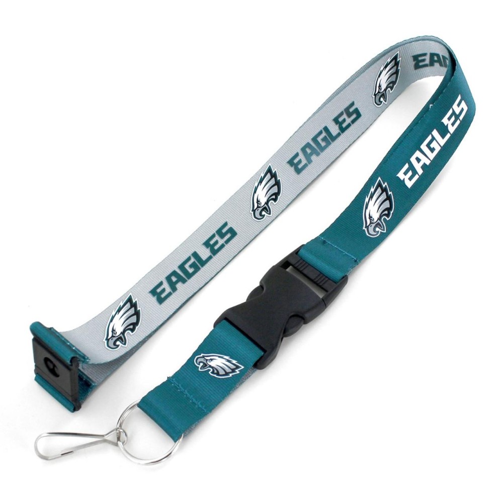 Philadelphia Eagles Lanyard Reversible Green/Gray