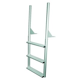 4-Wide Step Dock Ladder Anodized Aluminum