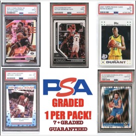 Generic Basketball Psa Only Graded 7 Guaranteed Mystery Hot Pack Bundle 5 Rookies 5 Vets With Bonus Legends Chase Card