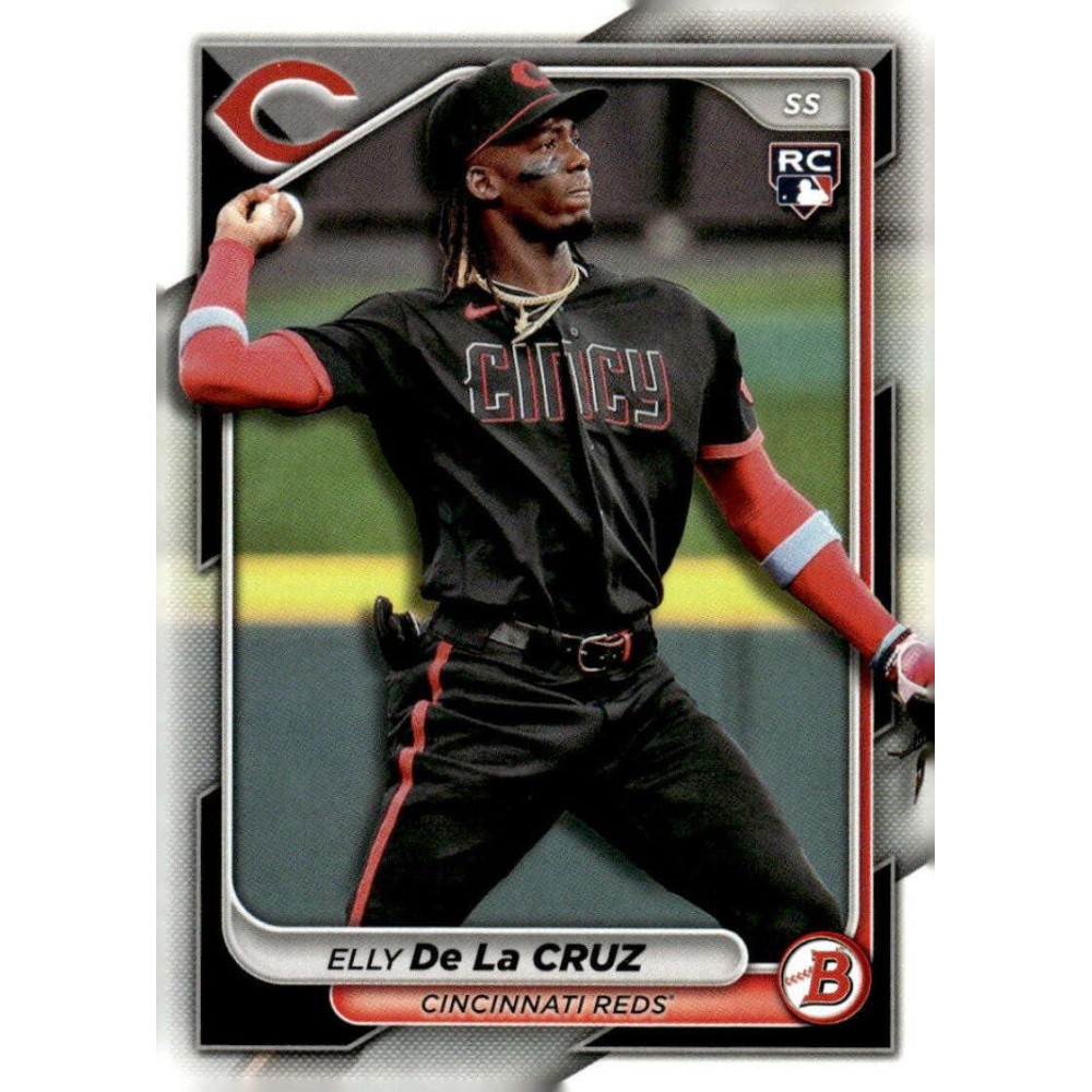 Elly De La Cruz Rc 2024 Bowman Base 22 Rookie Nmmt Baseball Reds