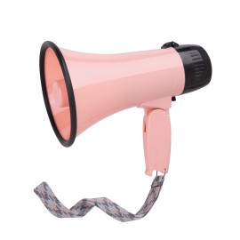 Mymealivos 20W Megaphone Speaker Portable Voice Changer Bullhorn With 6 Different Sound Effects Builtin Siren And Record Ad