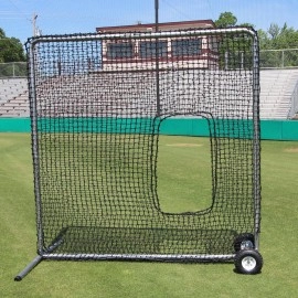 Cimarron 7X7 42 Premier Softball Net And Frame With Wheels