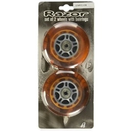 A Scooter Series Wheels with Bearings (set of 2) - Orange
