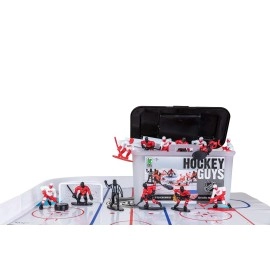 Kaskey Kids Blackhawks vs Red Wings NHL? Hockey Guys Action Figure Set - 27 Pieces and Accessories