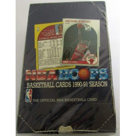 1990-91 NBA Hoops Basketball card Box New Sealed
