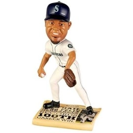 Seattle Mariners Felix Hernandez Bobblehead with Newspaper Base CO