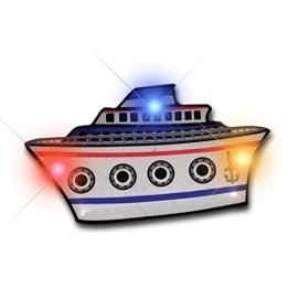 blinkee Cruise Ship Flashing Body Light Lapel Pins