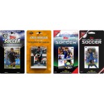 MLS San Jose Earthquakes 4 Different Licensed Trading Card Team Sets