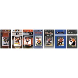 NHL Philadelphia Flyers 7 Different Licensed Trading Card Team Sets
