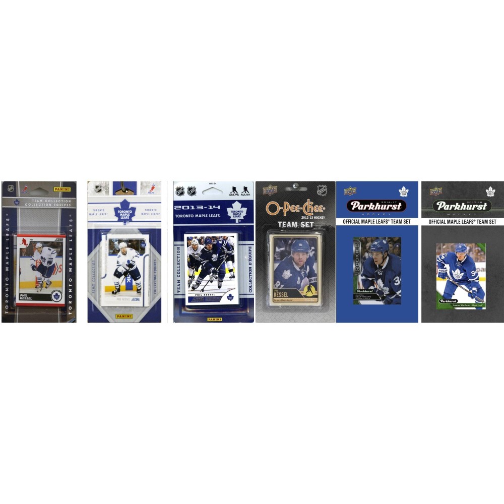 NHL Toronto Maple Leafs 6 Different Licensed Trading Card Team Sets