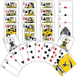 MasterPieces NCAA Wichita State Shockers Playing Cards, 2.5