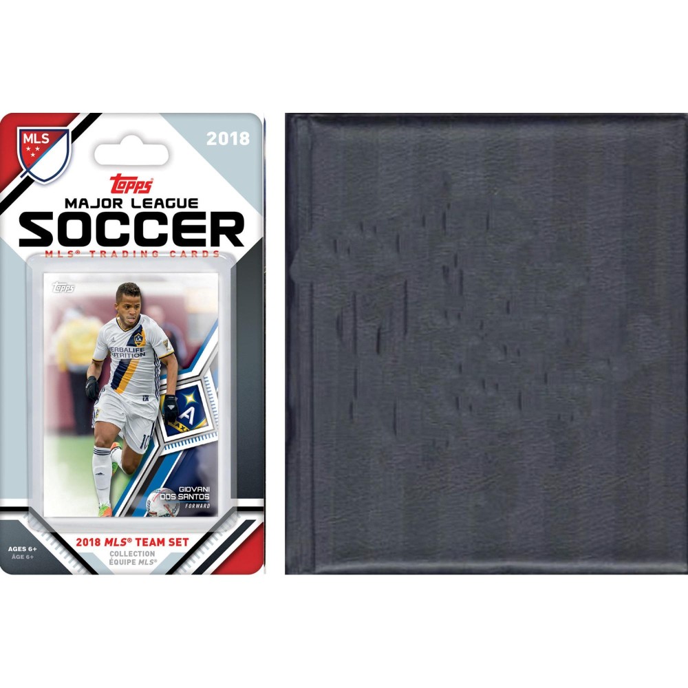 MLS Los Angeles Galaxy Licensed 2018 Topps Team Set and Storage Album