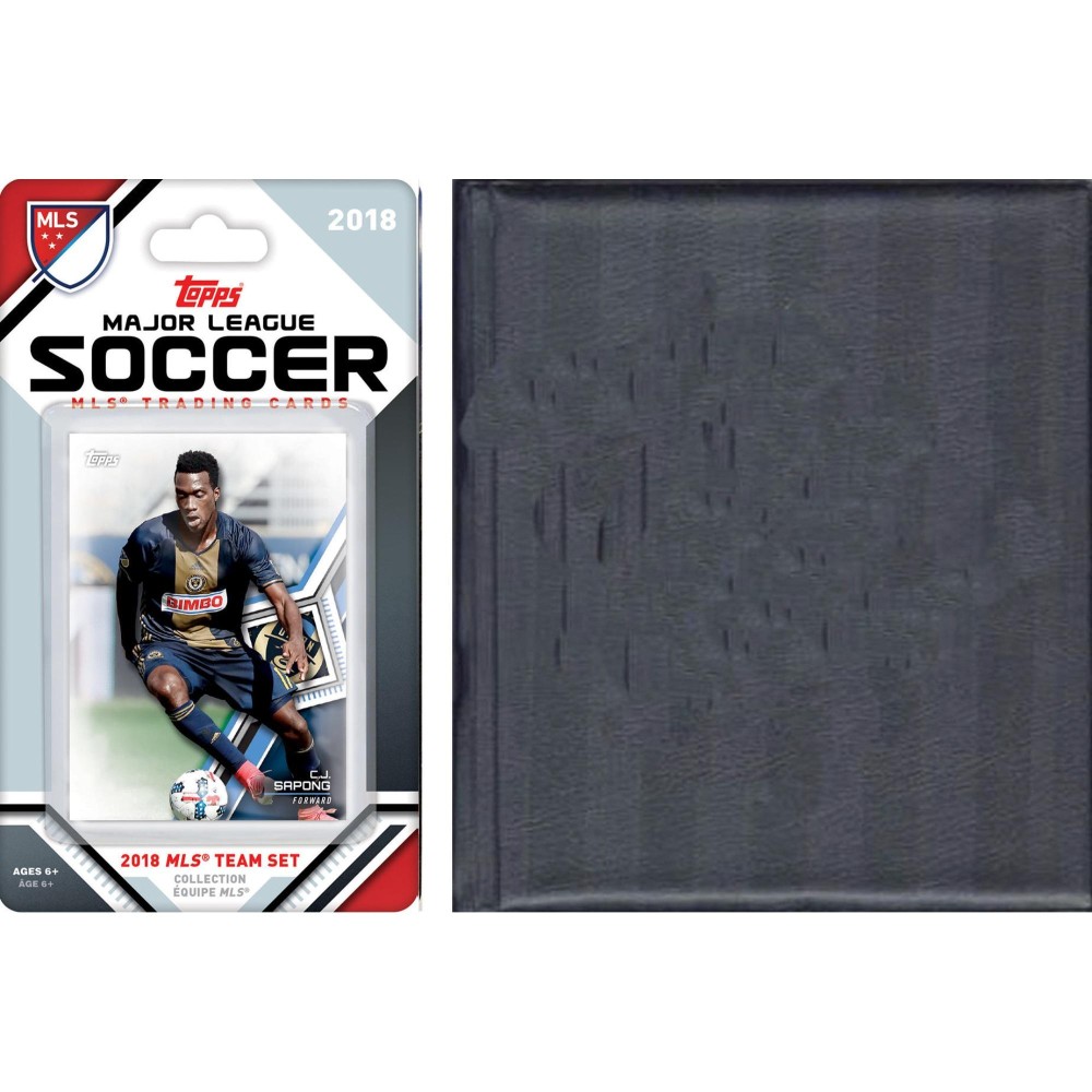 MLS Philadelphia Union Licensed 2018 Topps Team Set and Storage Album