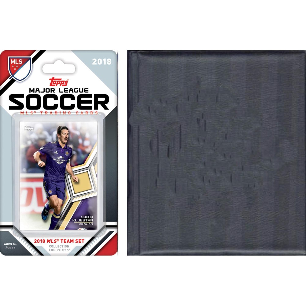 MLS Orlando City FC Licensed 2018 Topps Team Set and Storage Album