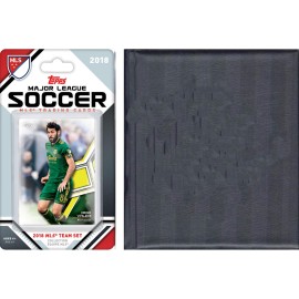 MLS Portland Timbers Licensed 2018 Topps Team Set and Storage Album