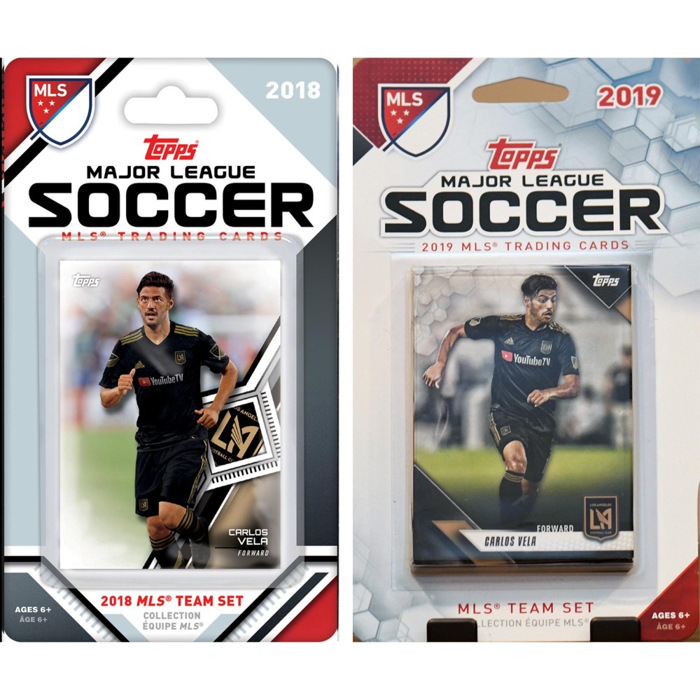 MLS Los Angeles FC 2 Different Licensed Trading Card Team Sets