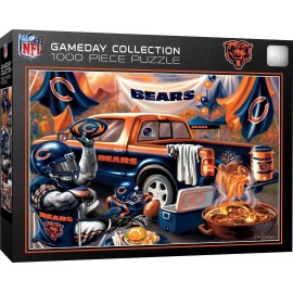 Masterpieces 1000 Piece Jigsaw Puzzle for Adults - NFL Chicago Bears Gameday - 19.25