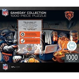 Masterpieces 1000 Piece Jigsaw Puzzle for Adults - NFL Chicago Bears Gameday - 19.25