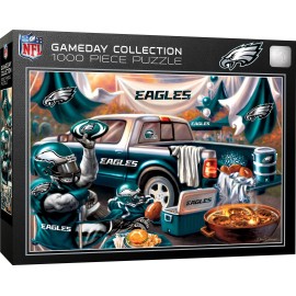 Masterpieces 1000 Piece Jigsaw Puzzle for Adults - NFL Philadelphia Eagles Gameday - 19.25